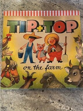 TIP + TOP On The Farm Vintage Children's Book